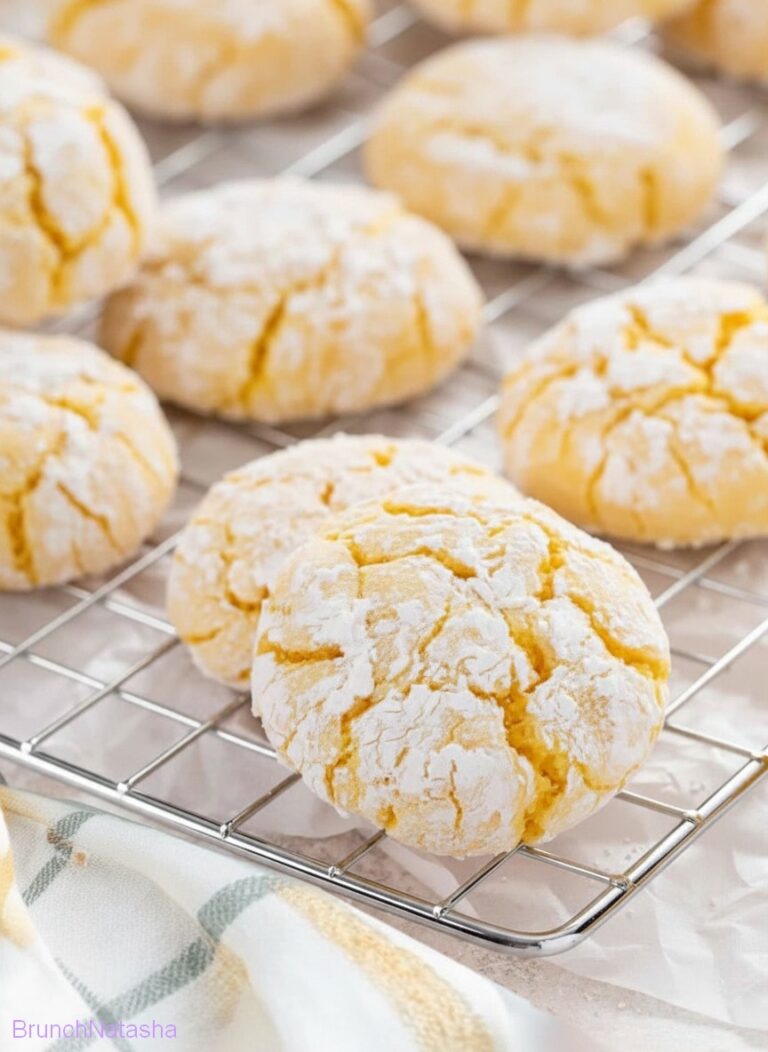 Easy Lemon Crinkle Cookies