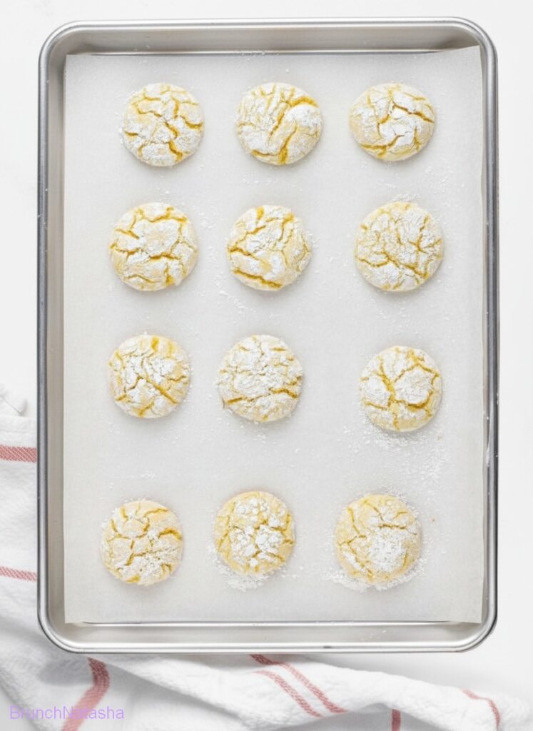 Easy Lemon Crinkle Cookies