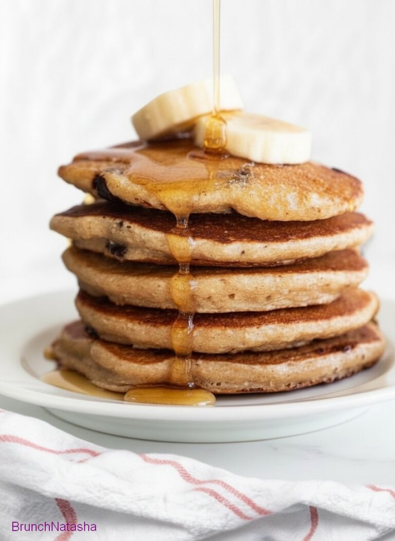 Healthy Banana Oatmeal Pancakes