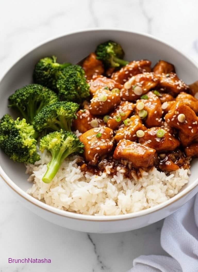 Honey Garlic Chicken Rice Bowls