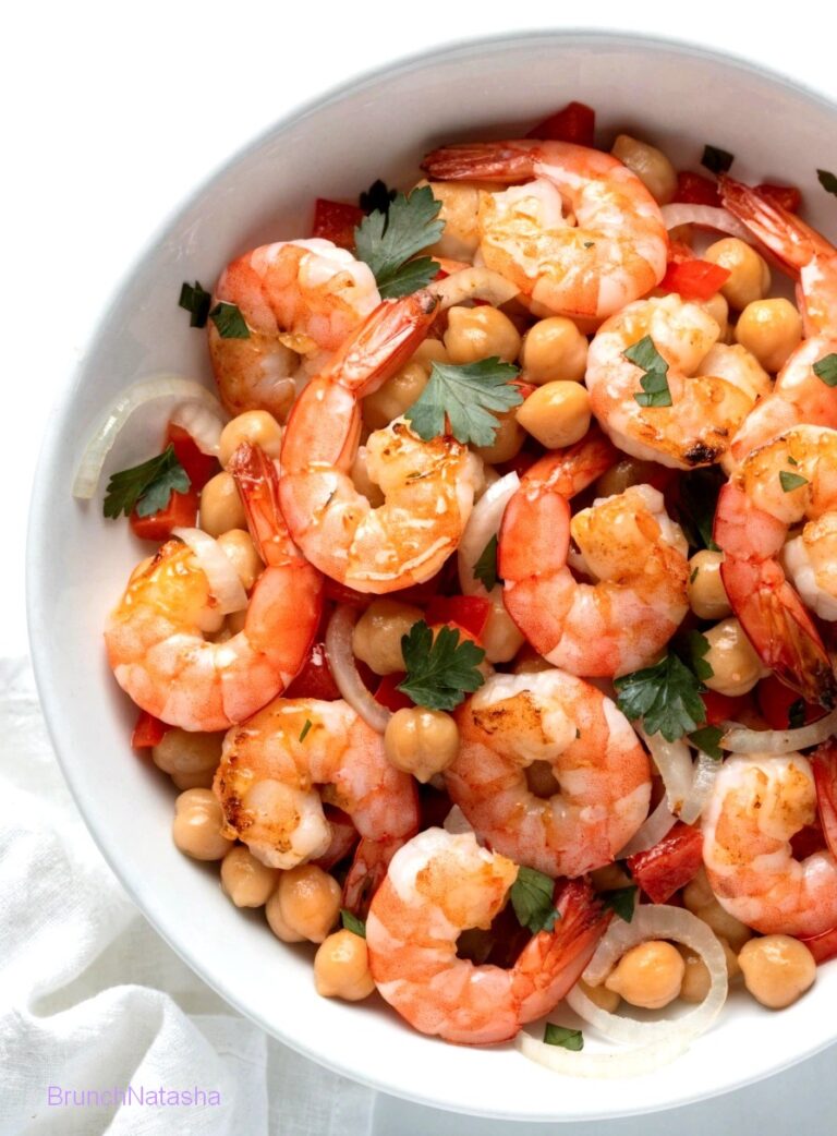 Spanish Shrimp with Chickpeas