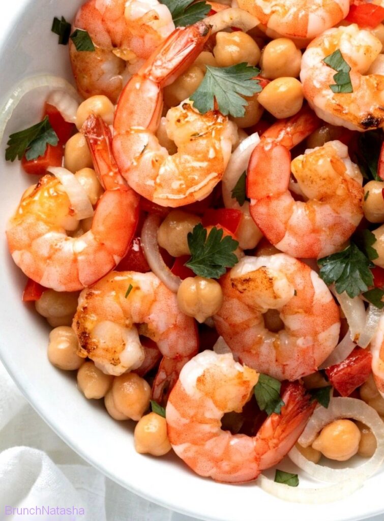 Spanish Shrimp with Chickpeas