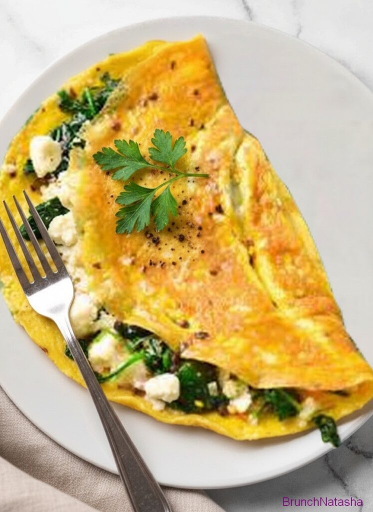 Spinach Feta Omelet