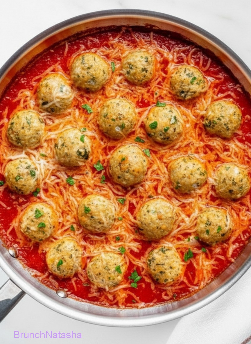 Chicken Parmesan Meatballs