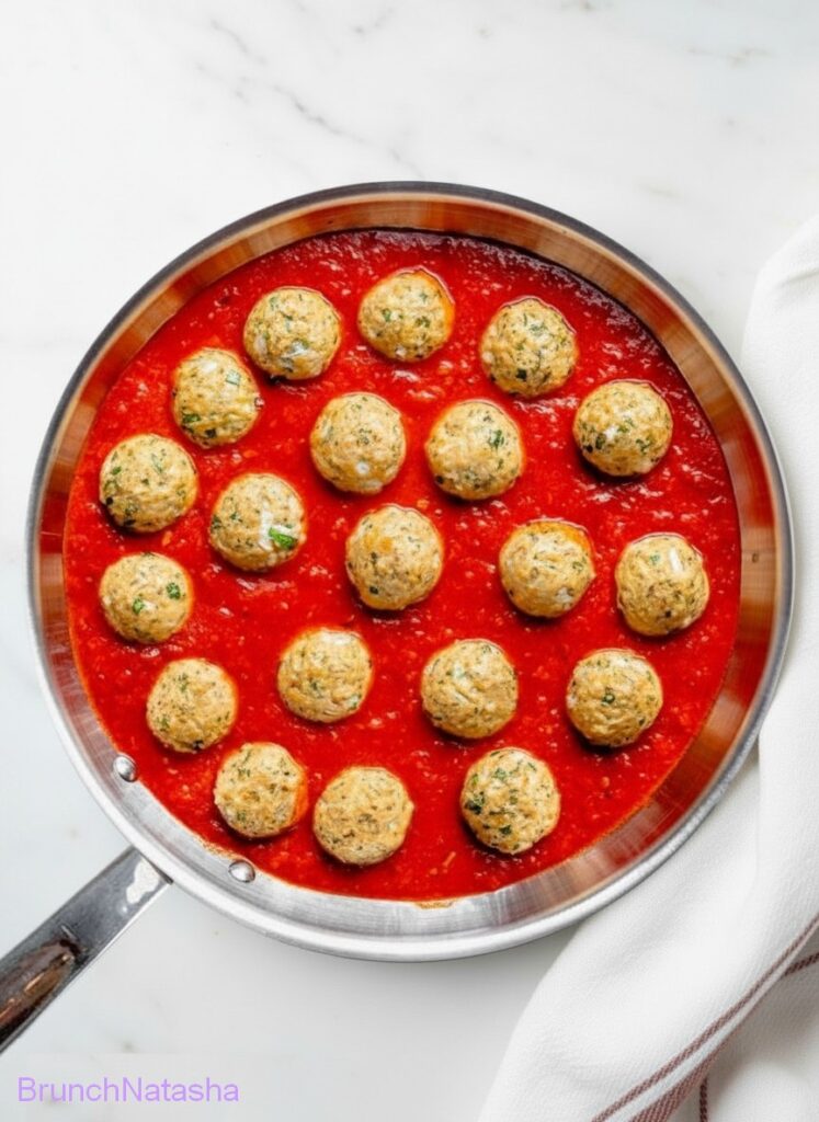 Chicken Parmesan Meatballs