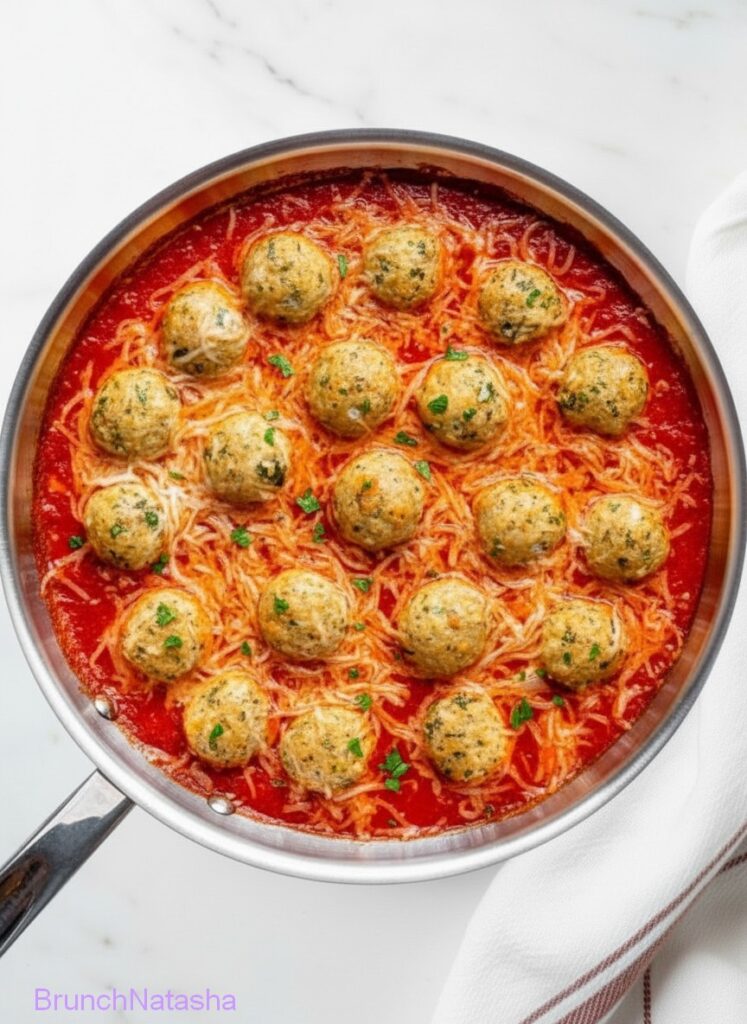 Chicken Parmesan Meatballs