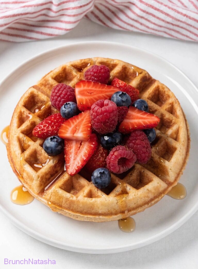 Crispy Cottage Cheese Waffles