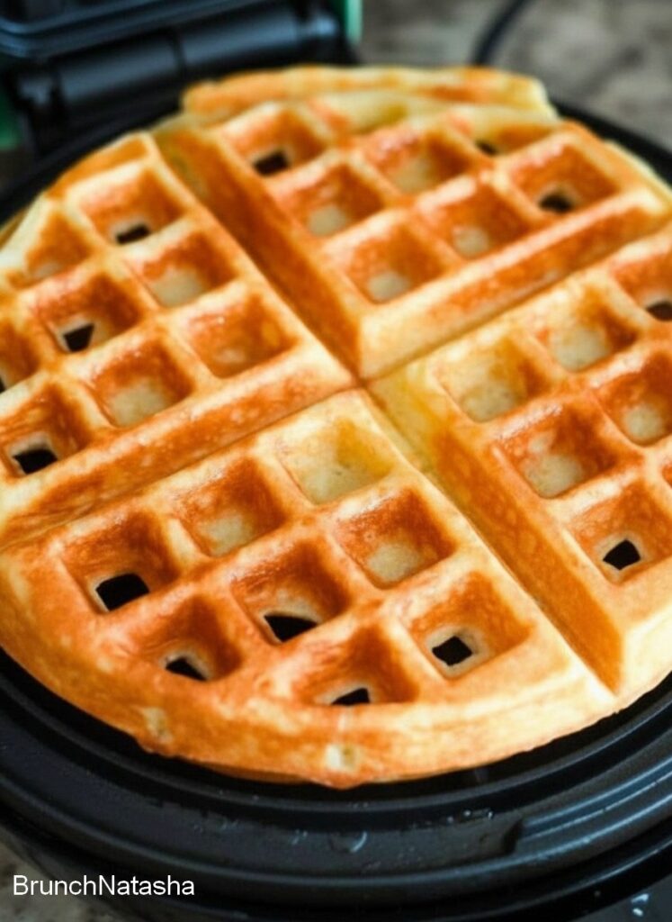 Crispy Cottage Cheese Waffles