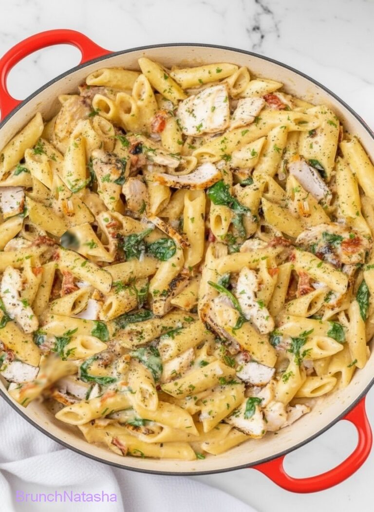 Easy Chicken Spinach Pasta Recipe