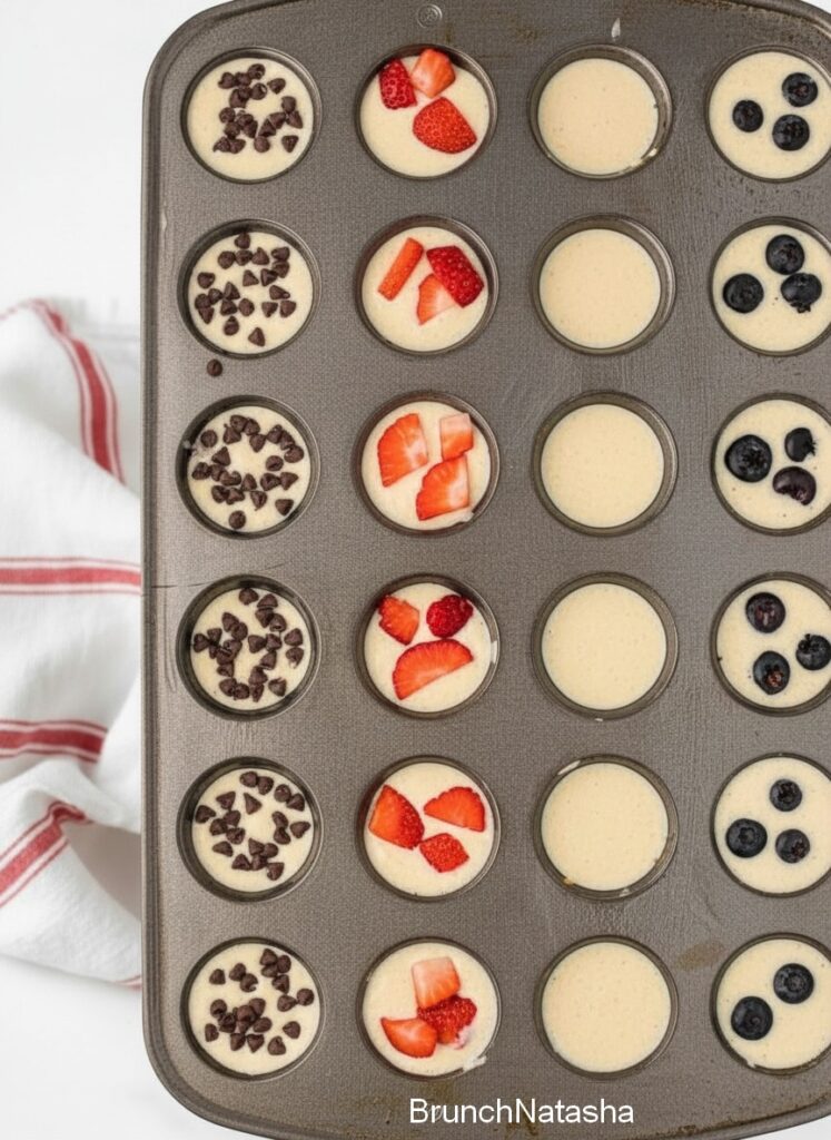 Fluffy Mini Pancake Muffins