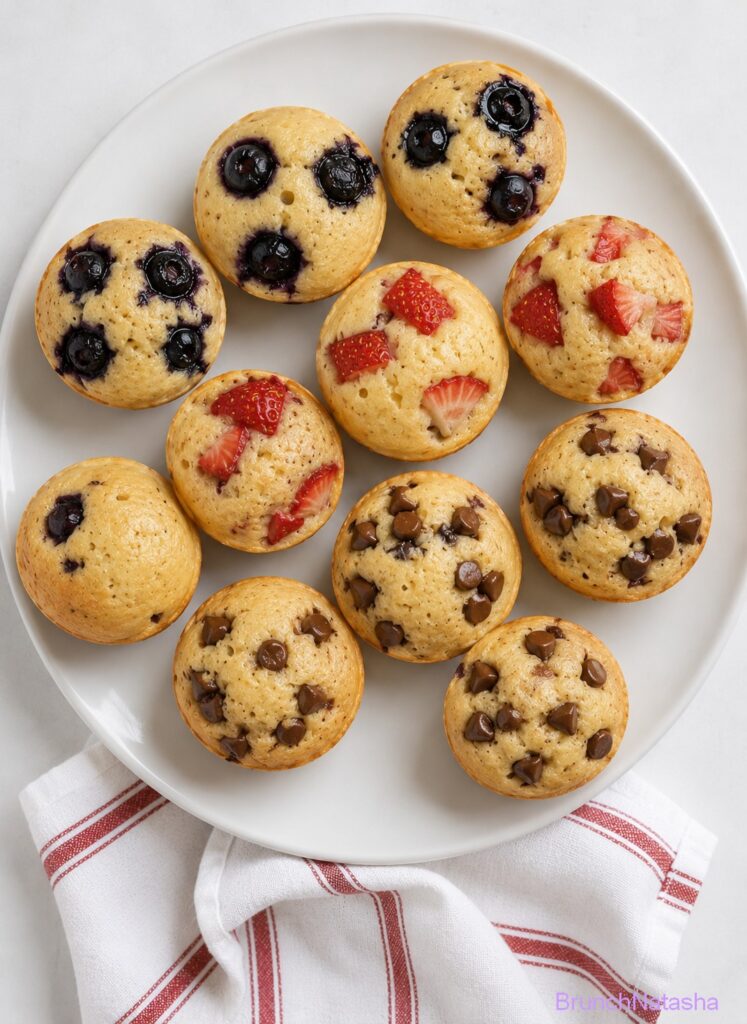 Fluffy Mini Pancake Muffins