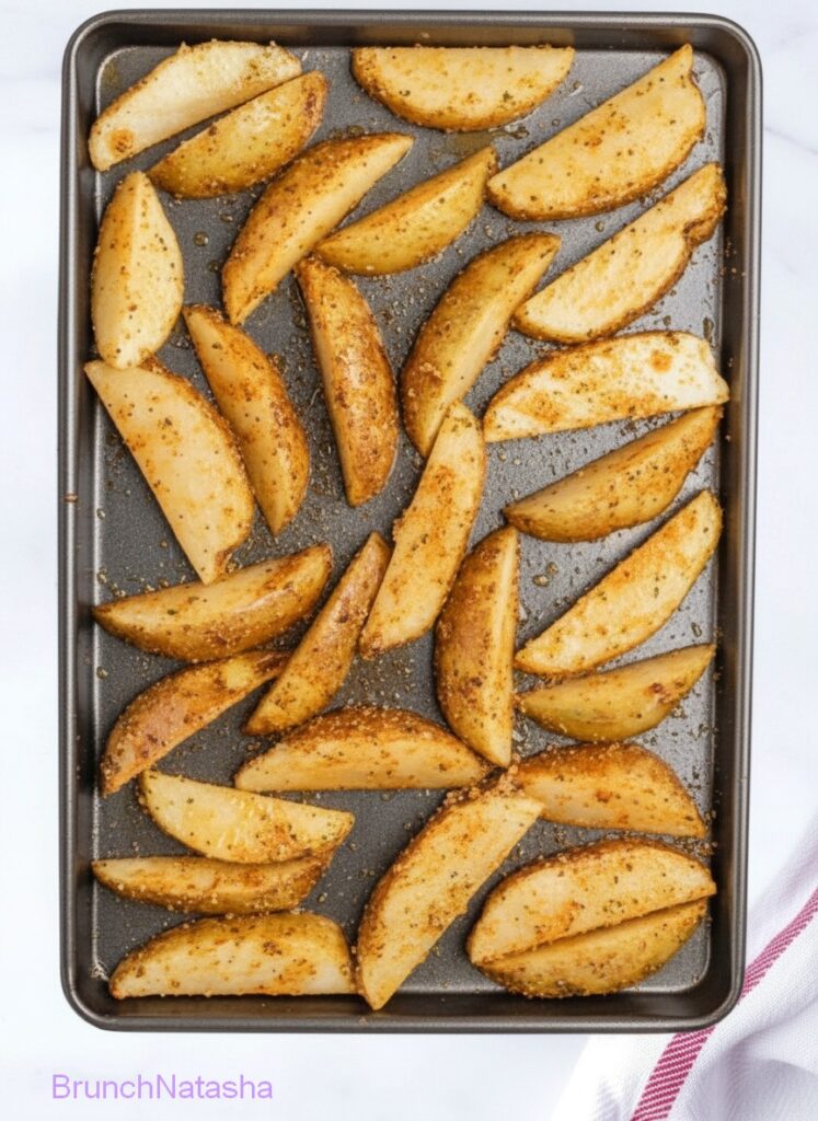 Garlic Parmesan Potato Wedges