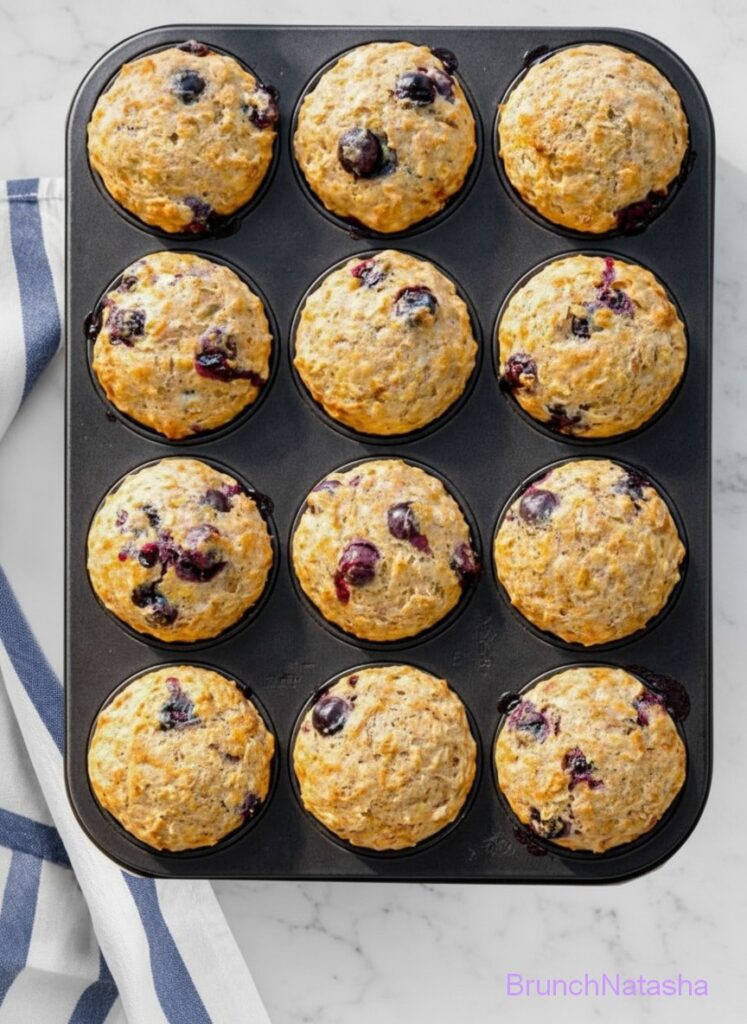 Easy Healthy Blueberry Muffins Recipe