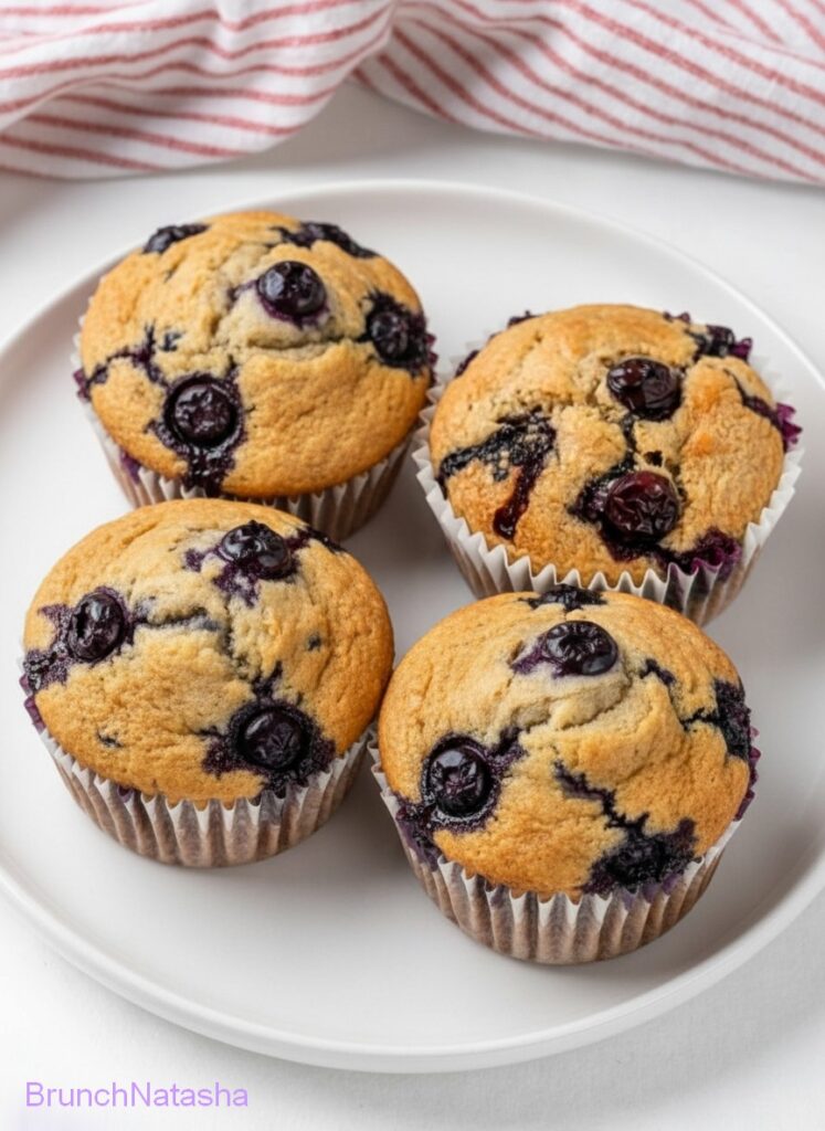 Easy Healthy Blueberry Muffins Recipe