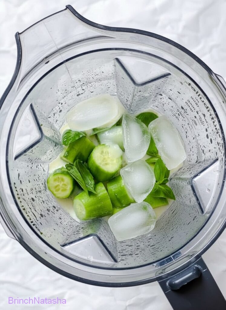 Healthy Creamy Cucumber Smoothie
