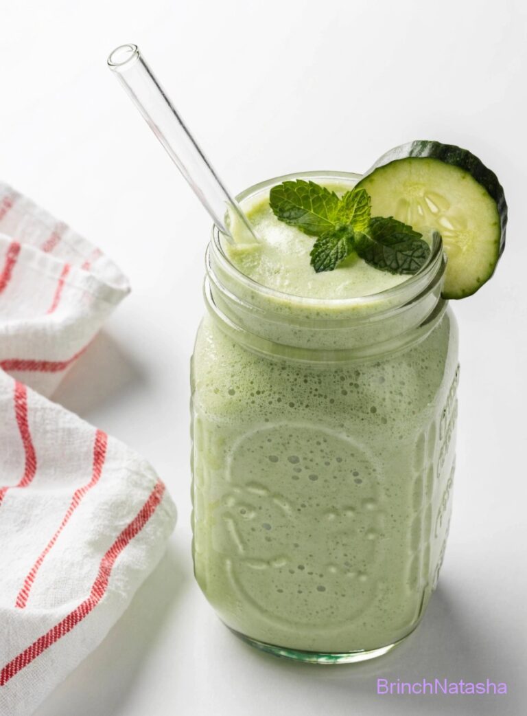 Healthy Creamy Cucumber Smoothie