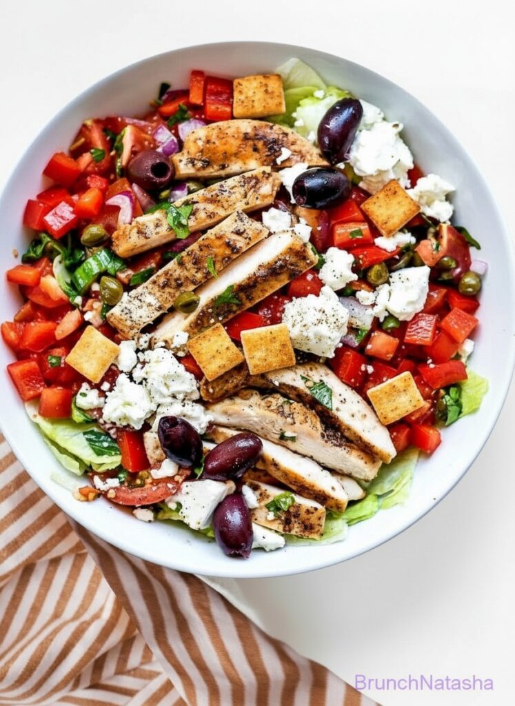 Healthy Greek Chicken Salad