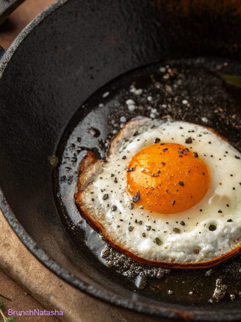 Shakshuka Toast with Feta Fried Eggs