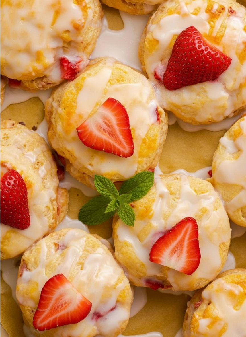 Strawberry Biscuits