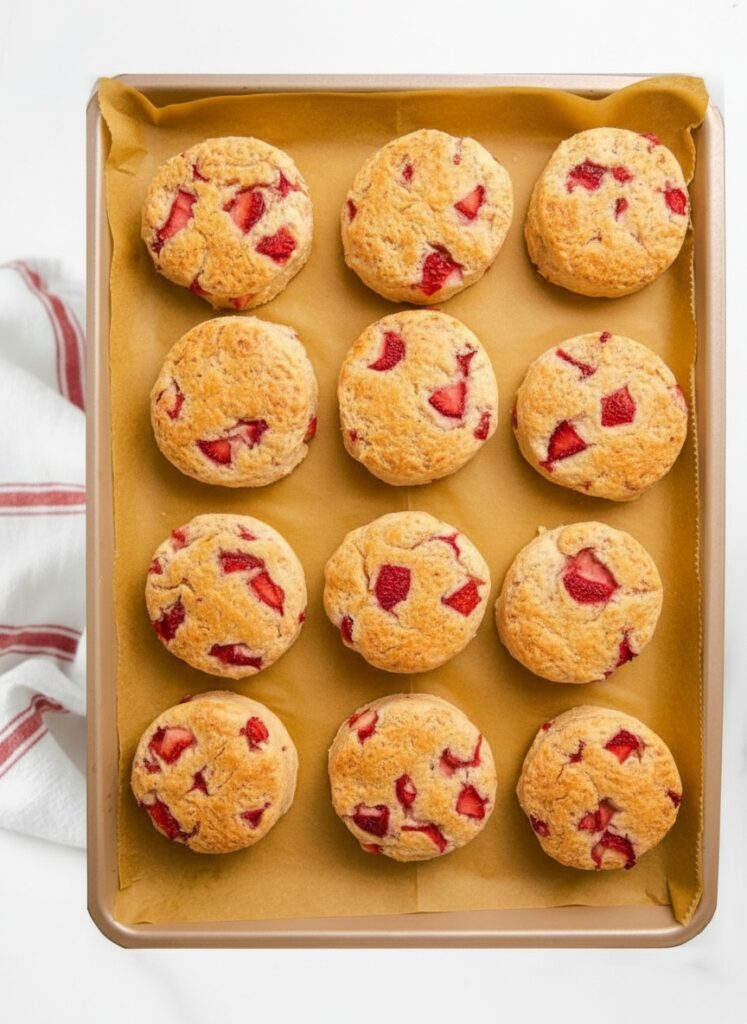 Buttery Strawberry Biscuits