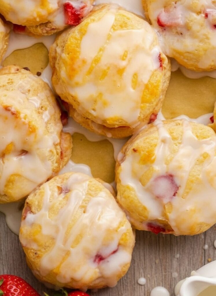 Buttery Strawberry Biscuits