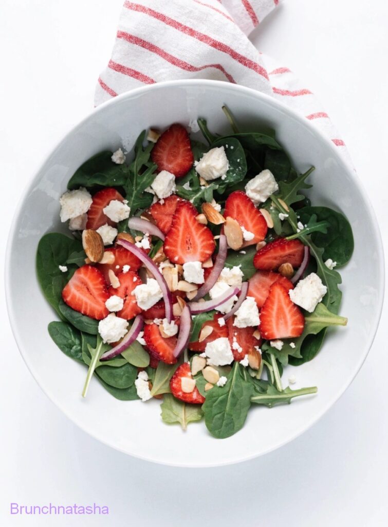 Summer Strawberry Salad with Balsamic Dressing