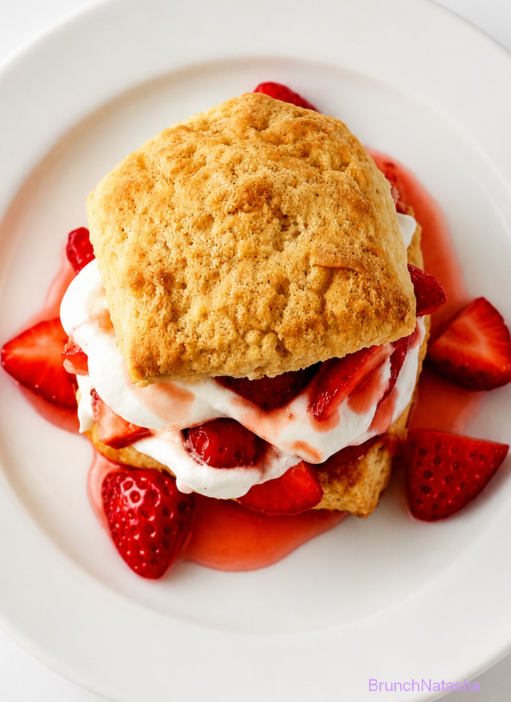Easy Strawberry Shortcake with Fresh Strawberries