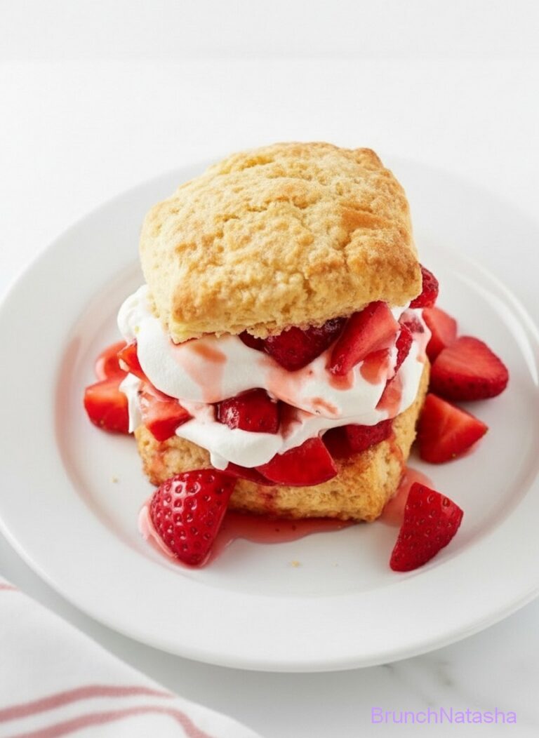 Easy Strawberry Shortcake with Fresh Strawberries