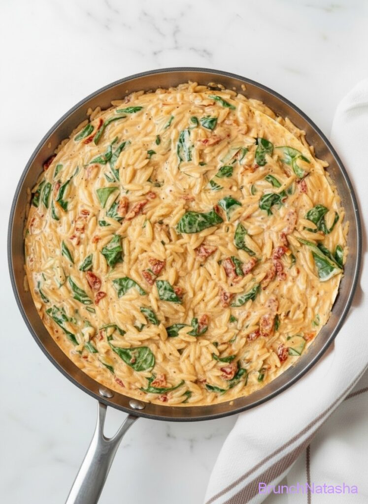 Tuscan Chicken Orzo