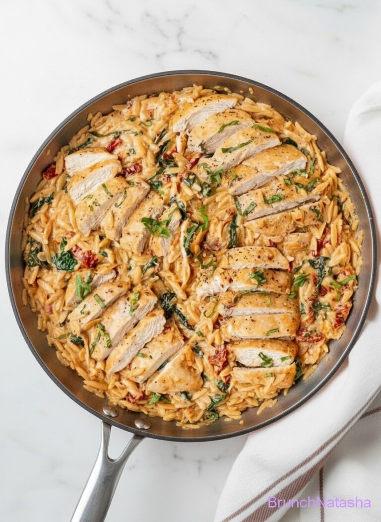 Tuscan Chicken Orzo