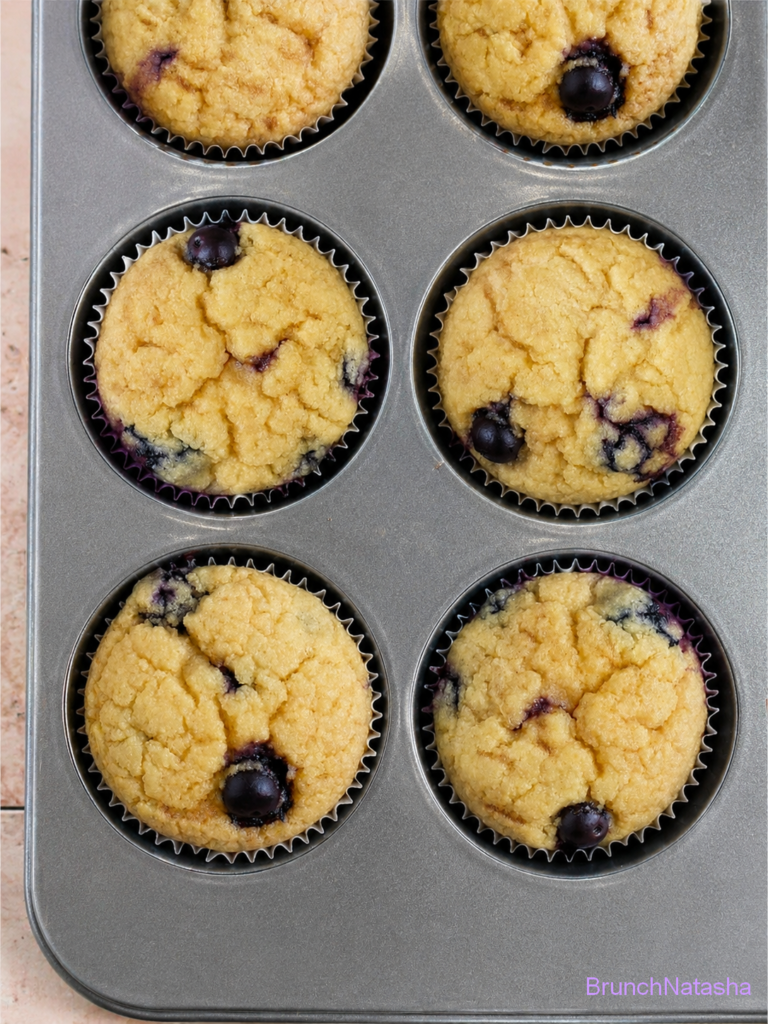 Lemon Blueberry Muffins (Soft & Fluffy)