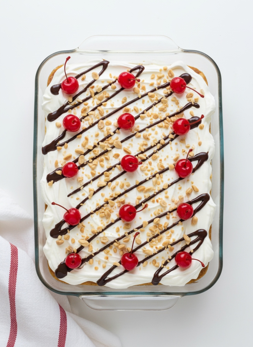 No Bake Banana Split Dessert