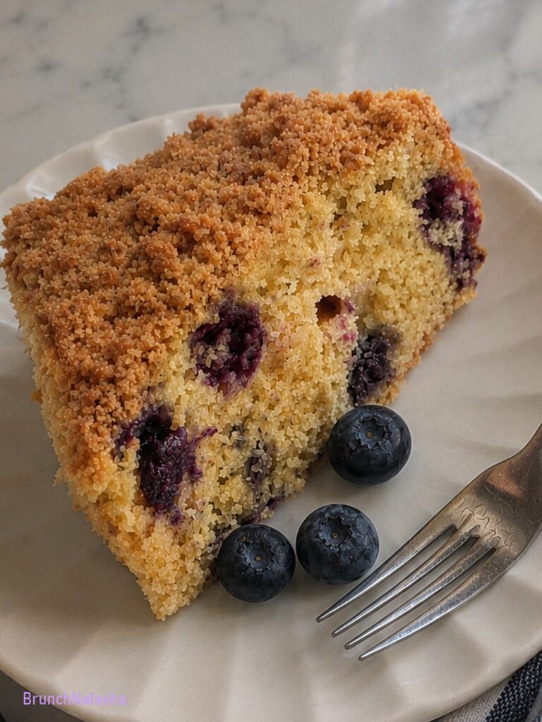 Easy Blueberry Lemon Coffee Cake