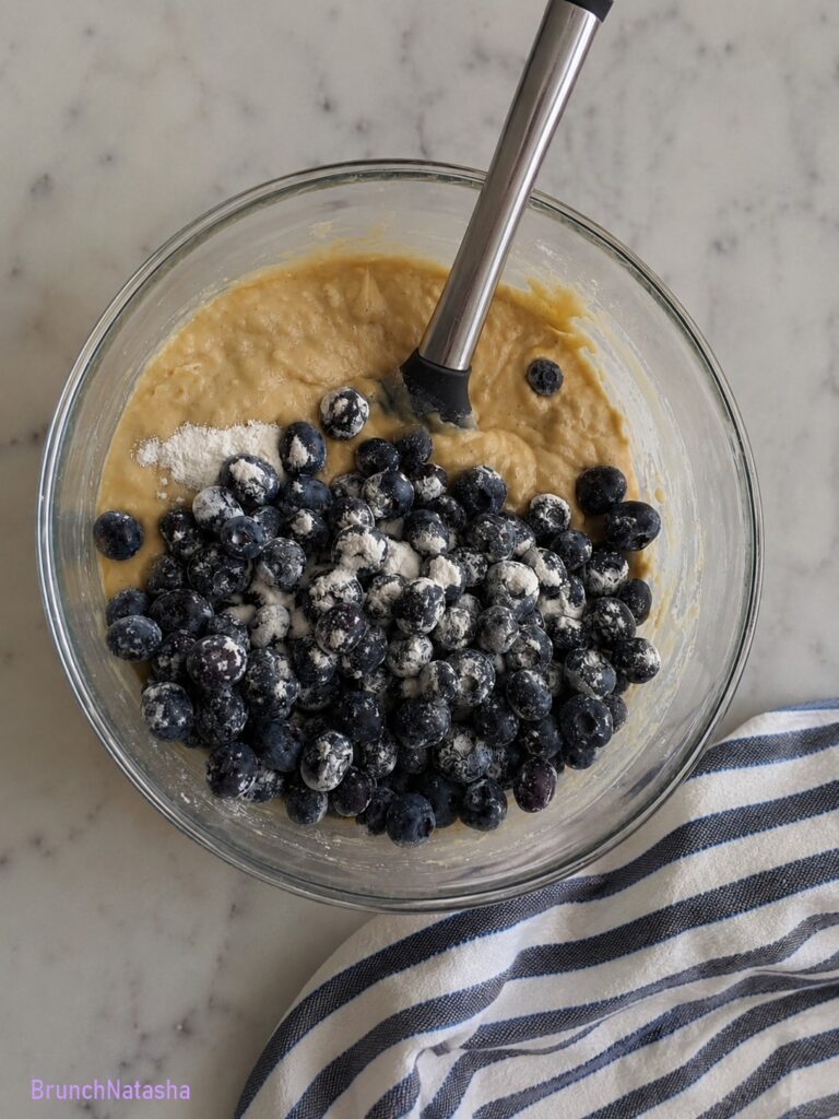 Easy Blueberry Lemon Coffee Cake