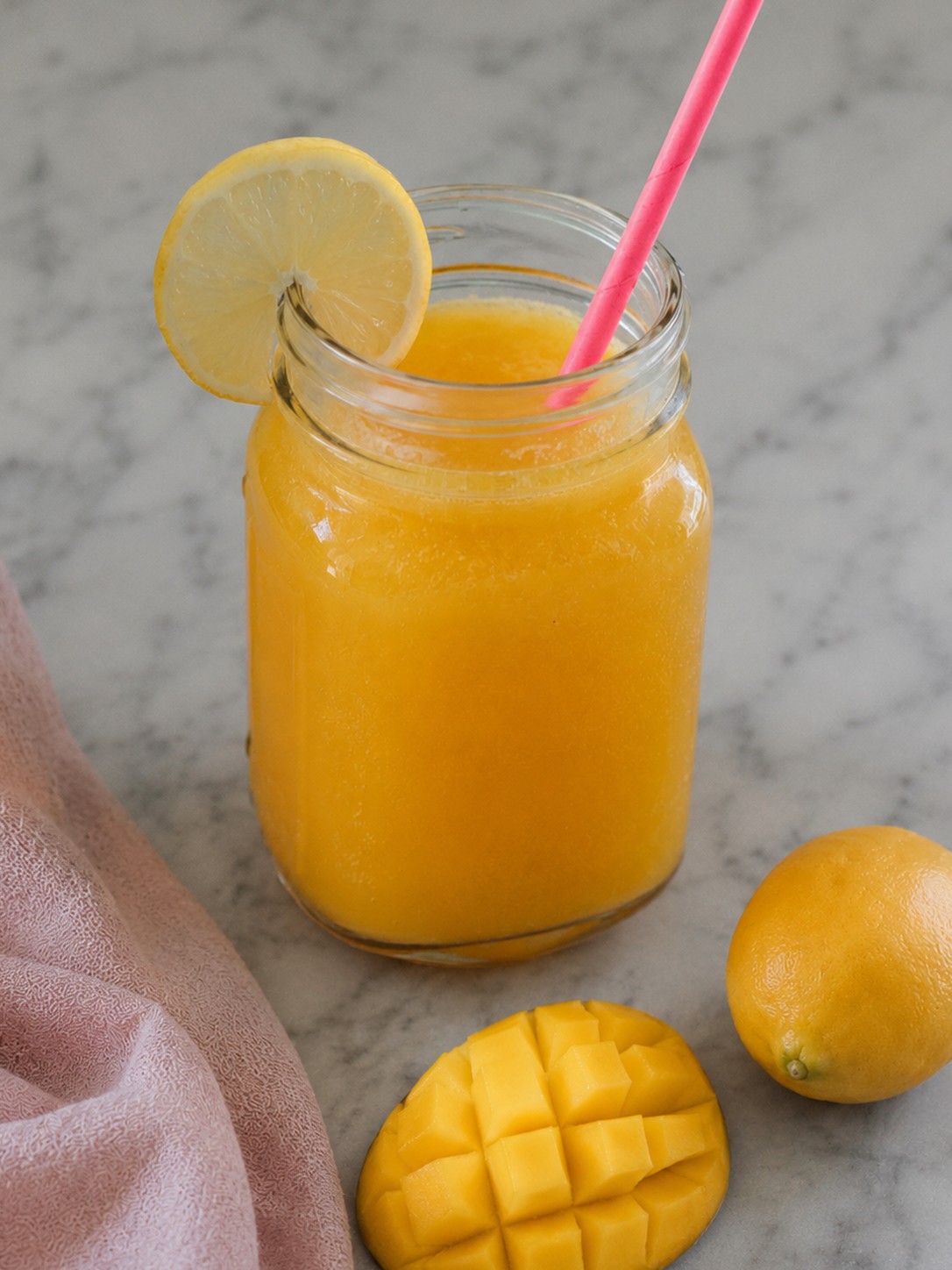 Fresh Mango Lemonade