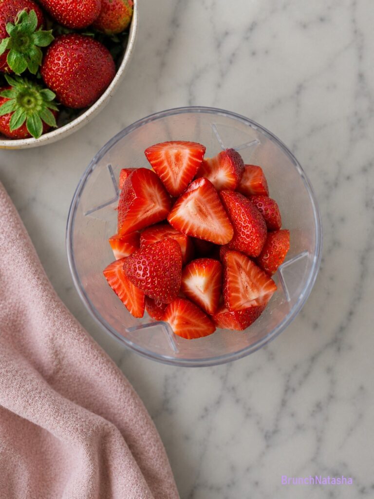 Strawberry Mojito Sorbet