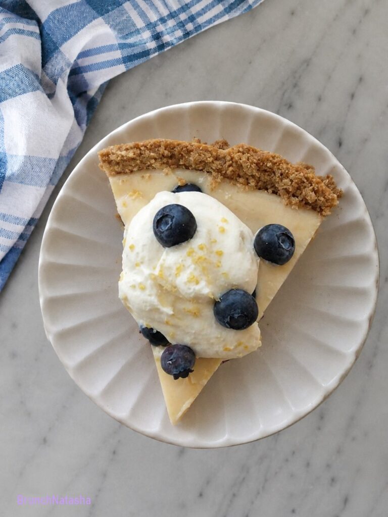 Blueberry Lemon Cream Pie