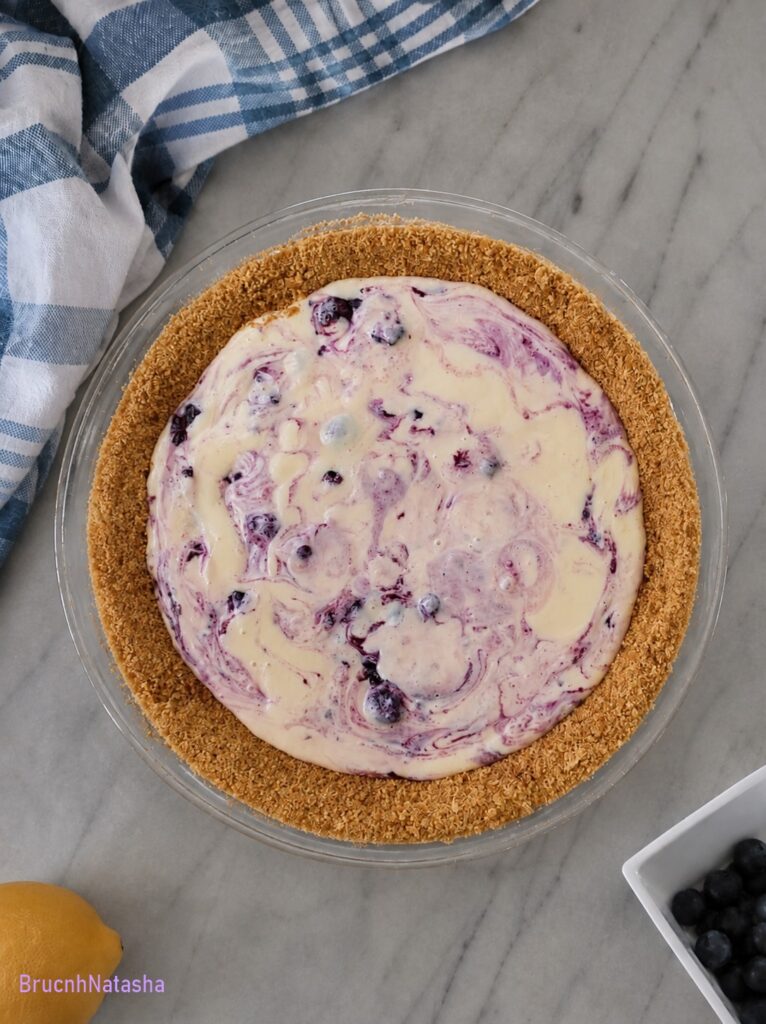 Blueberry Lemon Cream Pie