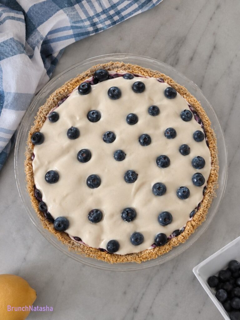 Blueberry Lemon Cream Pie