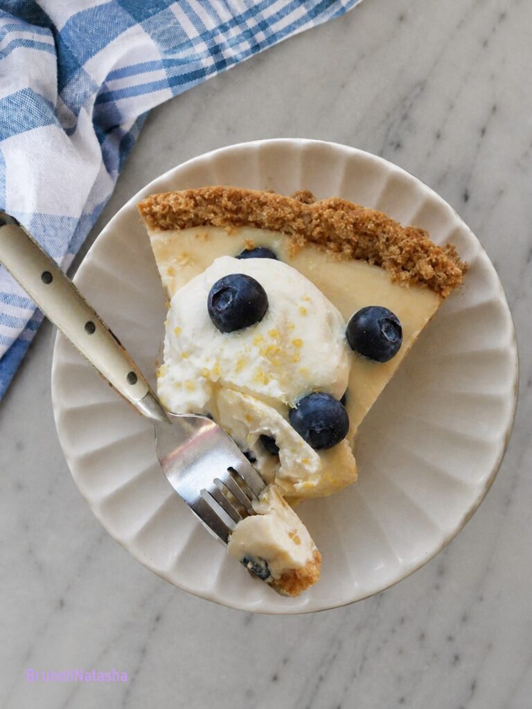Blueberry Lemon Cream Pie