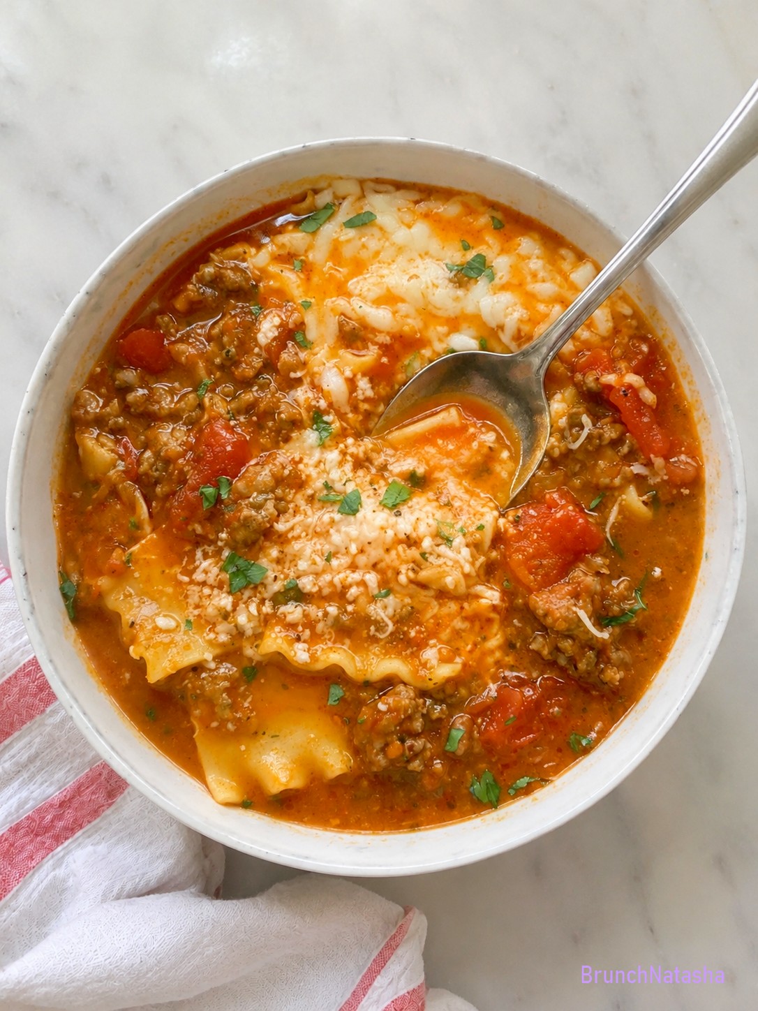 Lasagna Soup