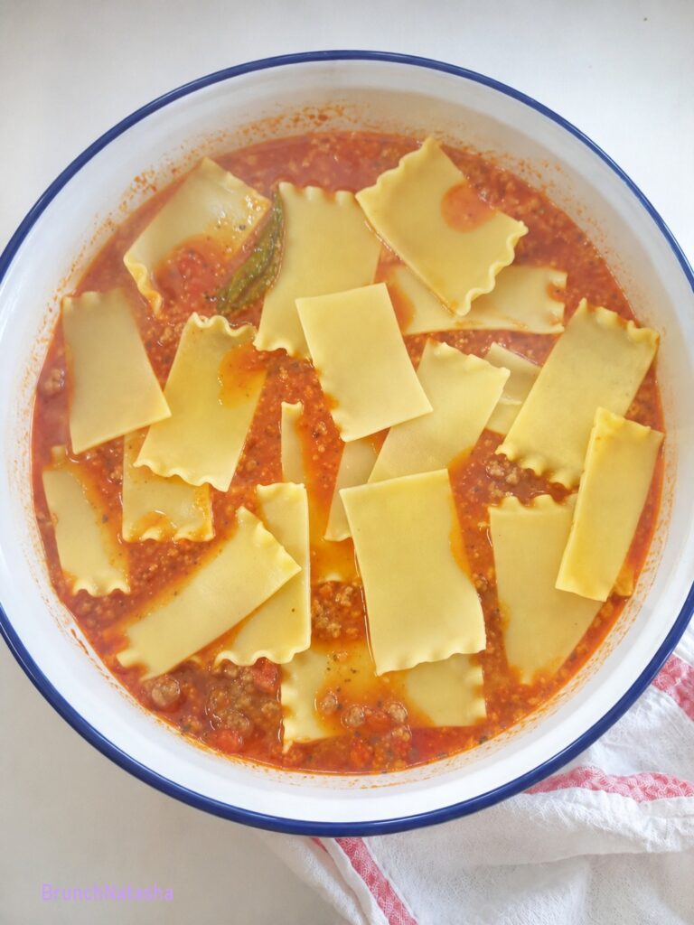 Cheesy Lasagna Soup