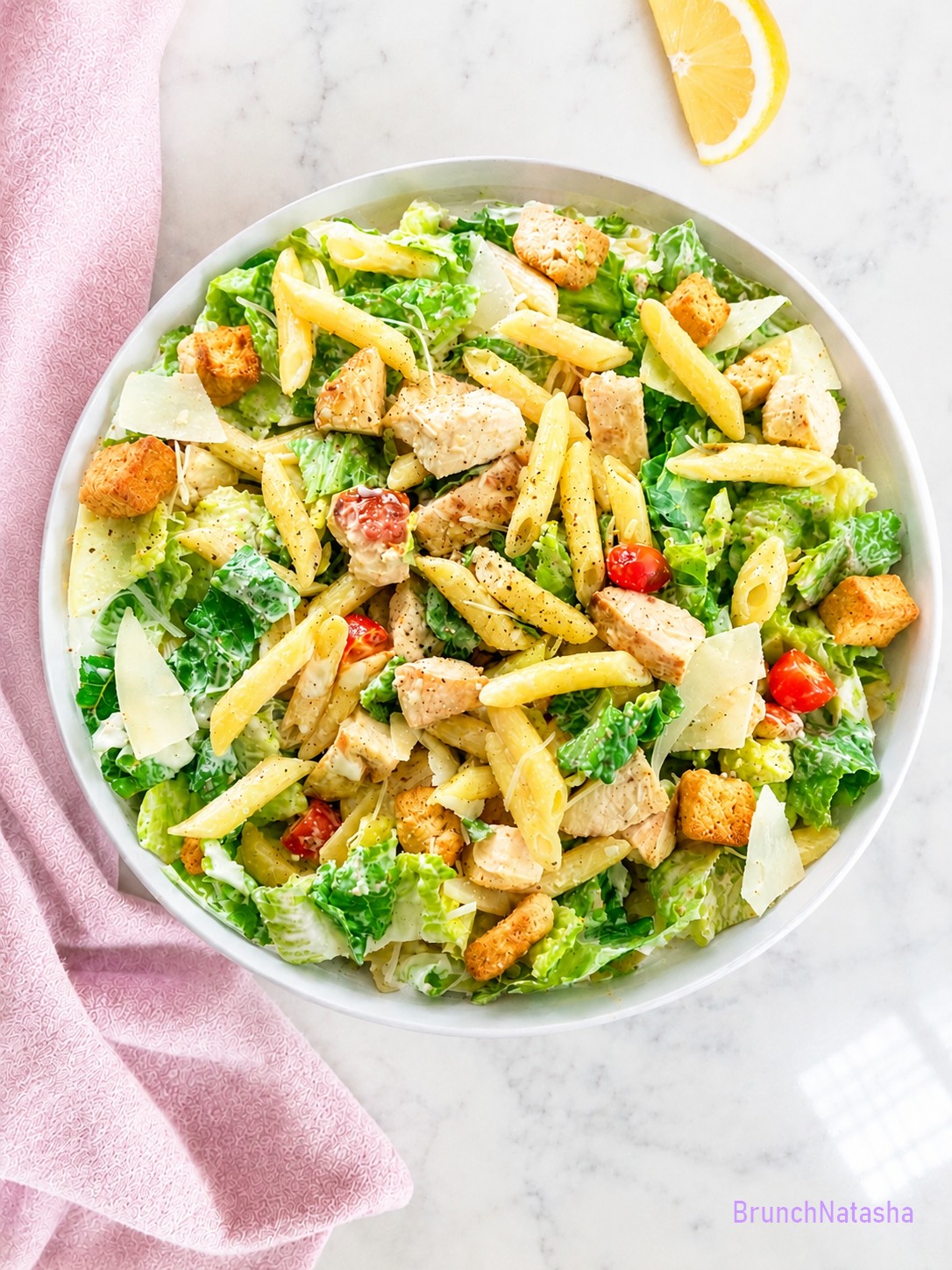 Chicken Caesar Pasta Salad