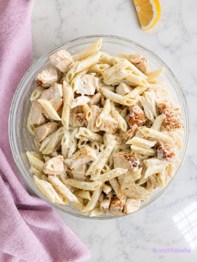 Chicken Caesar Pasta Salad