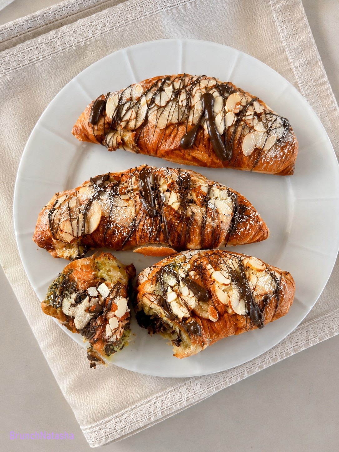 Chocolate Almond Croissants