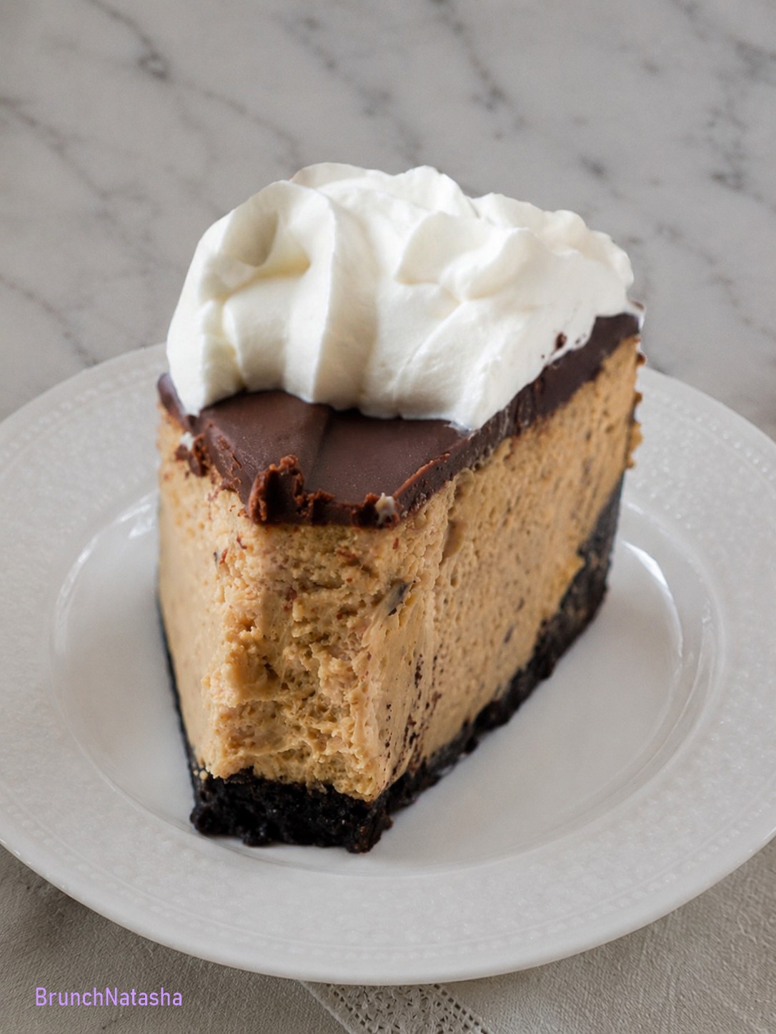Chocolate Espresso Cheesecake with Ganache