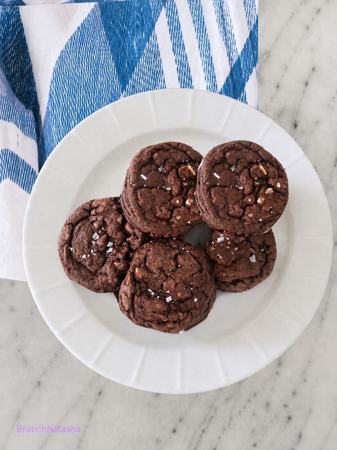Double Chocolate Chip Crunch Cookies