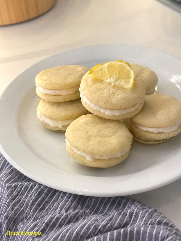 Lemon Sugar Cookie Sandwiches