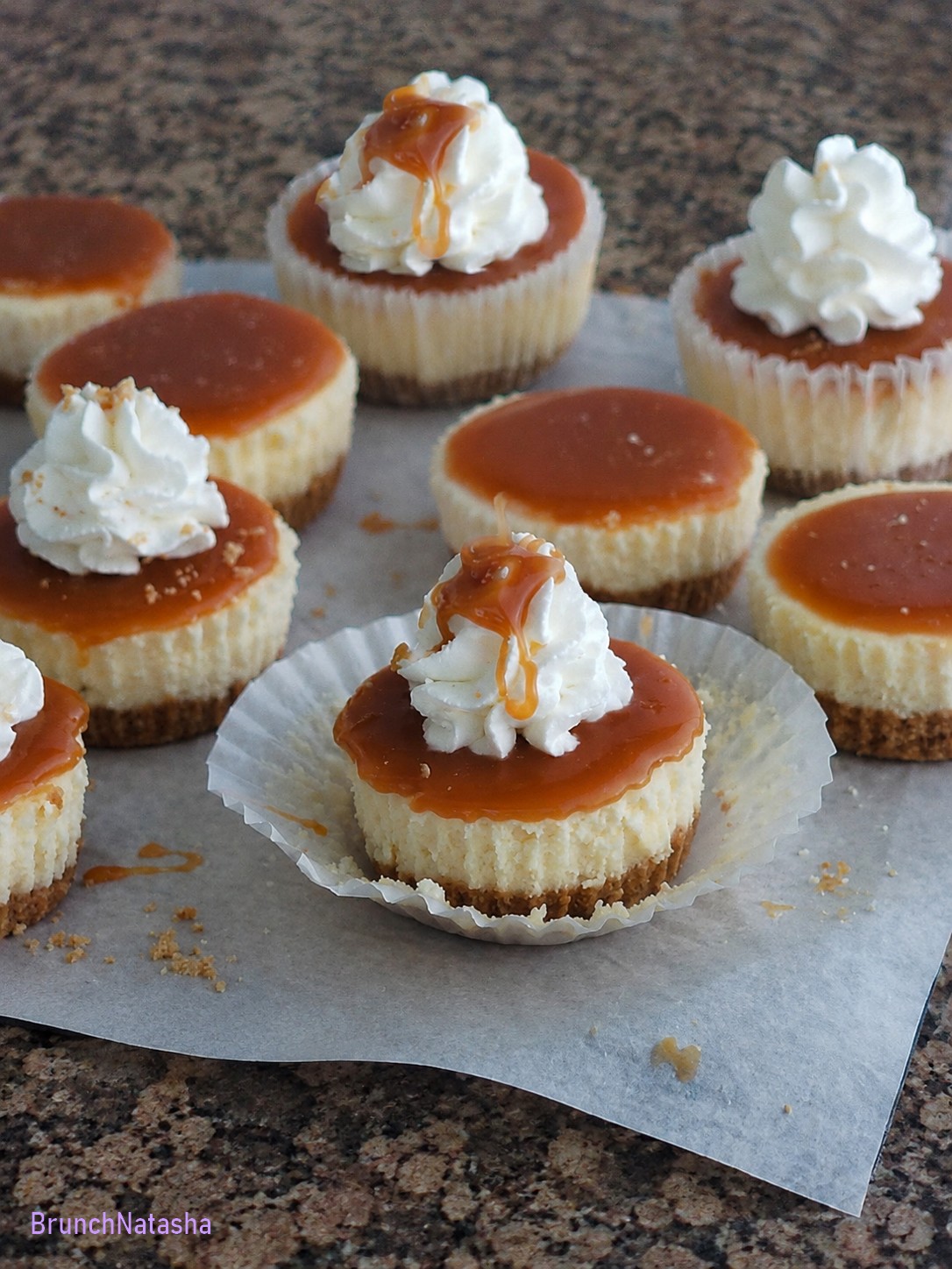 Caramel Cheesecake Bites
