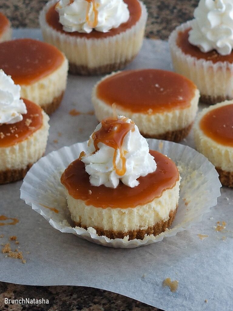 Mini Caramel Cheesecake Bites